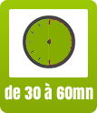 de 30 à 60mn